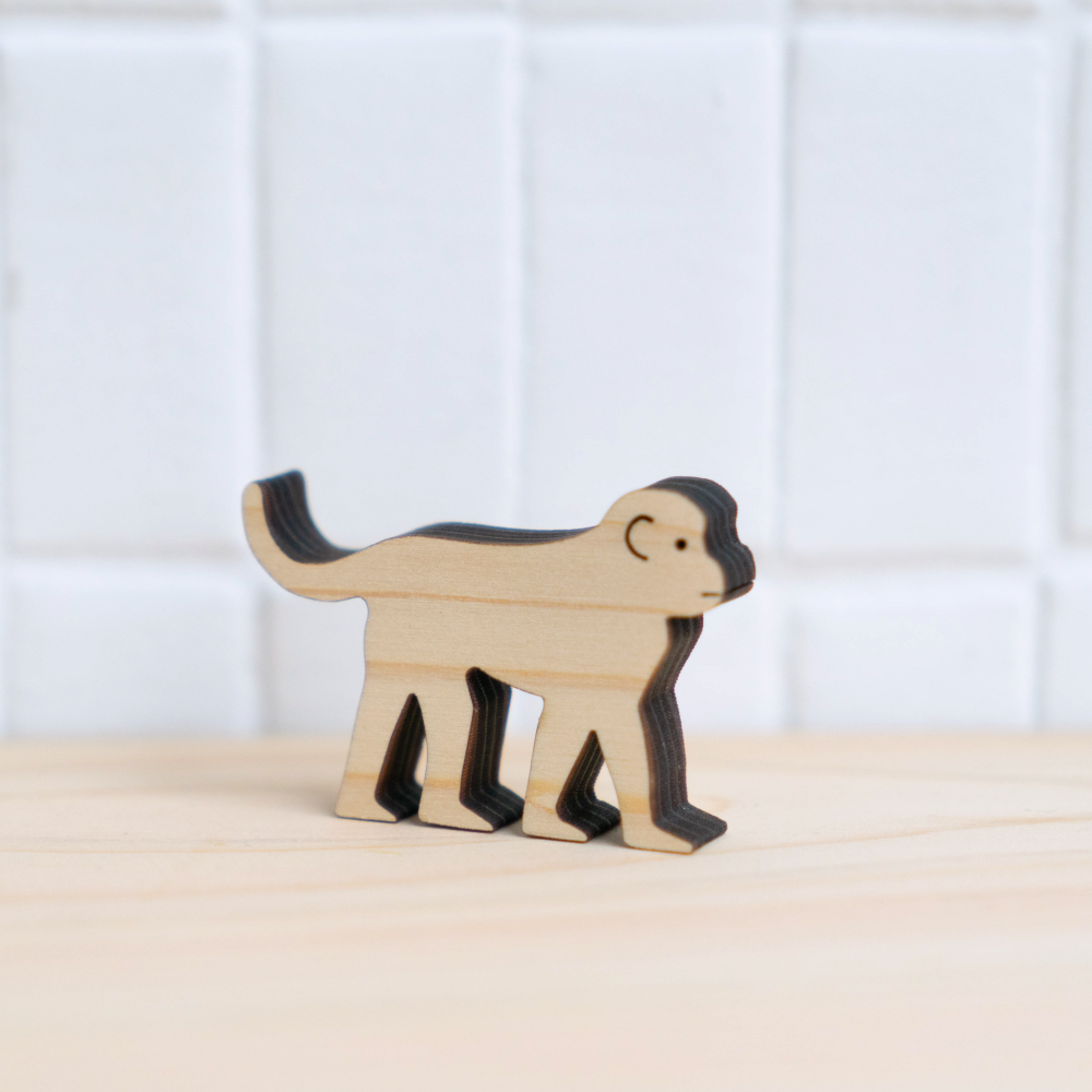 木製磁鐵 猴子