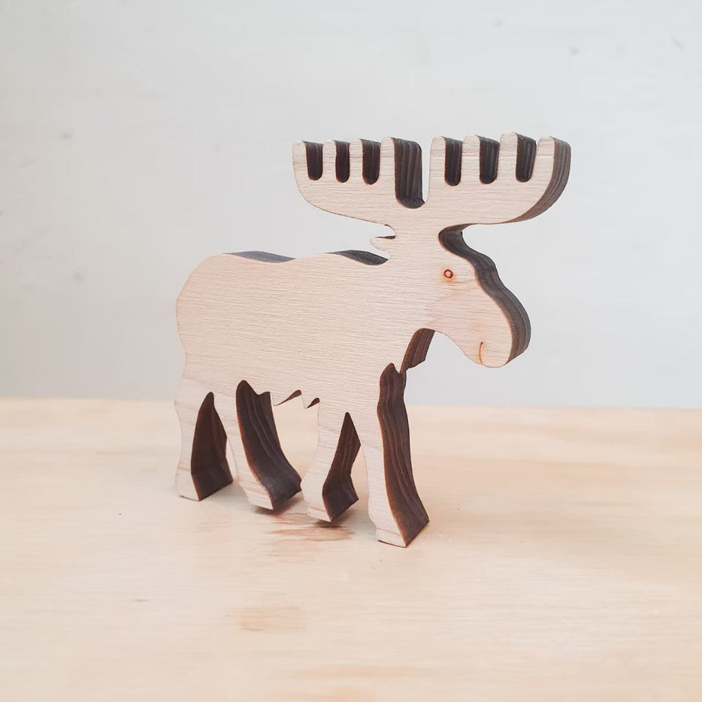 木製磁鐵 麋鹿