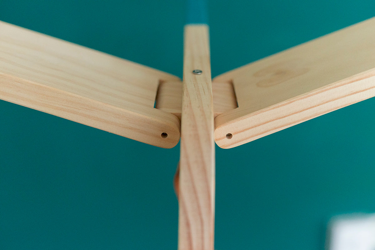 hanging mobile bird stork