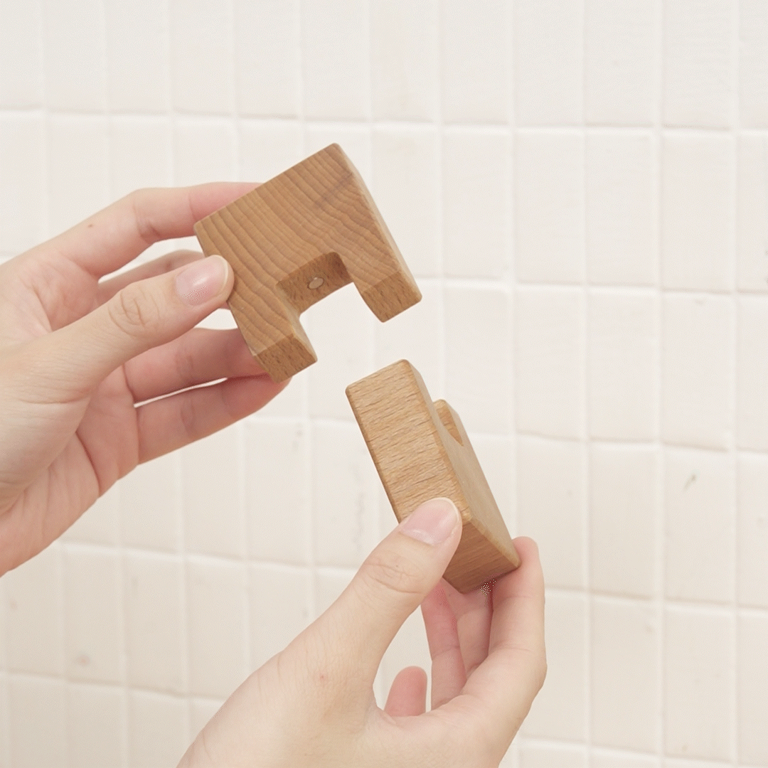 蒙特梭利教具 ㄇ字扣